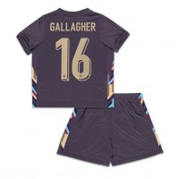 Camiseta Inglaterra Conor Gallagher #16 Segunda Equipación Replica Eurocopa 2024 para niños mangas cortas (+ Pantalones cortos)